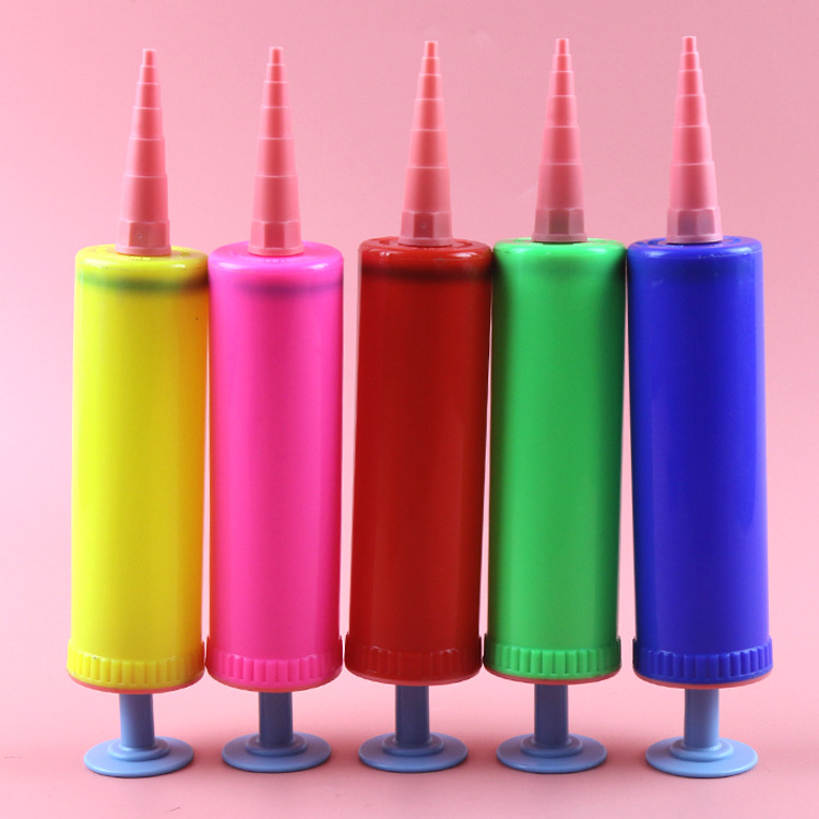 Manufactor Direct selling wholesale Wedding balloons Inflator Manual Swimming ring sand table Inflatable tube Hand portable Inflator