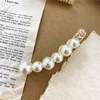 Cute hairgrip from pearl, crab pin, shark, universal hair accessory, Chanel style, new collection