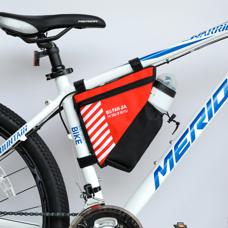 Bicycle cycling bag triangle bag beam bag mountain bike kettle bag front bag saddle bag upper tube bag tool kit