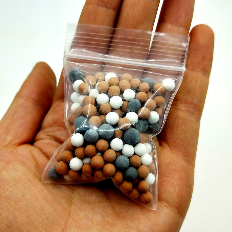 电气石球净水滤料水处理能量球克装除氯花洒负离子球产地货源