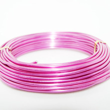 直销1.5mm*10mDIY彩色铝线手工串珠编织铝丝aluminumwire阳极氧化