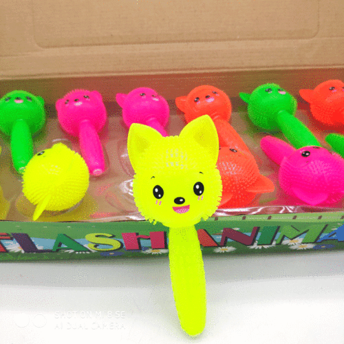Decompression artifact pinch flash stick pinch music children's luminous toy handle Alibaba night market street stall supply