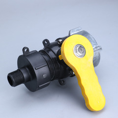 Ton barrel adapter 3/4 inch hard pipe reducer ibc ton barrel accessories 6-phase chemical barrel plastic joint