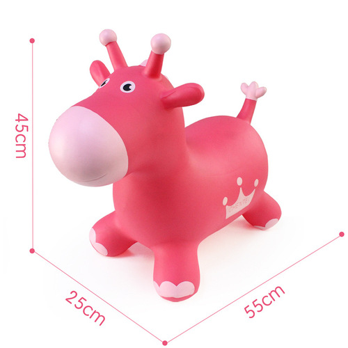 Chentai children's inflatable toy jumping horse rubber horse PVC toy horse sports stall wholesale