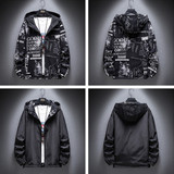 Тонкая камуфляжная двусторонная куртка для школьников и студентов, большой плащ, большого размера (2155), большой размер, с печатью вашего логотипа