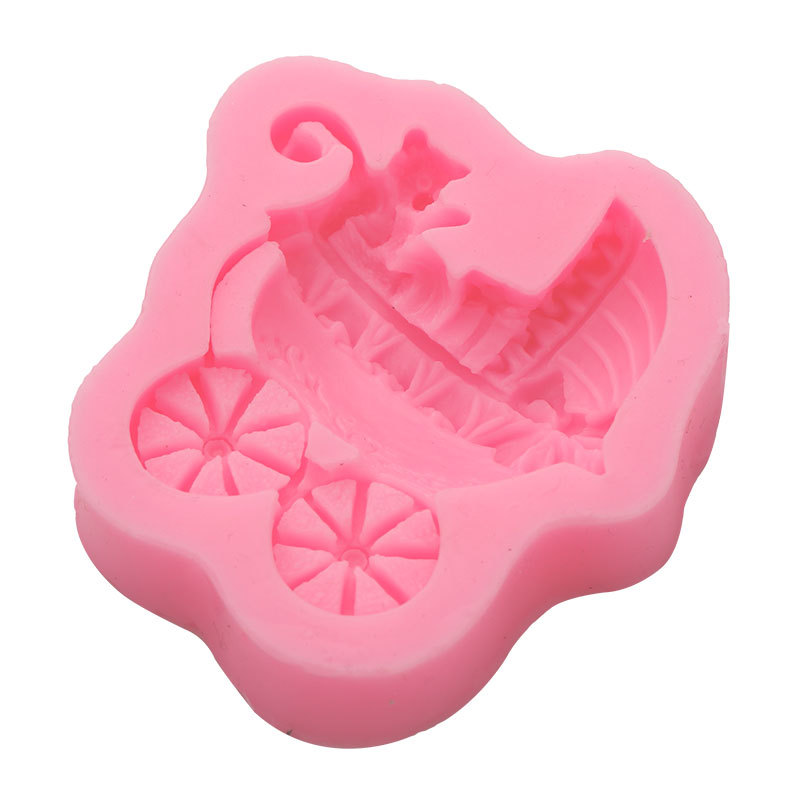 3D bebé QQ caramelo chocolate fondant cake decoración de silicona molde DIY hornear jabón hecho a mano