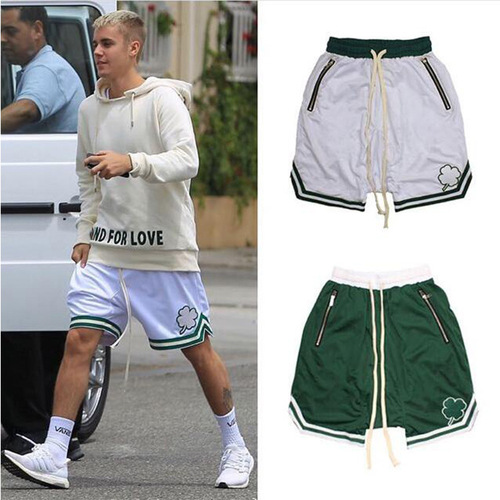 Hip-hop trendy brand shorts men's FOG large size loose sports high street five-quarter pants basketball pants trendy casual trendy brand pants