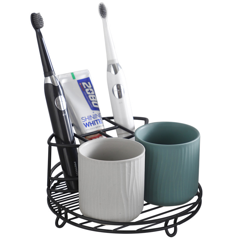 Nordic ins simple casa creativa pareja de cerámica enjuague bucal taza cepillo de dientes taza traje de almacenamiento rack