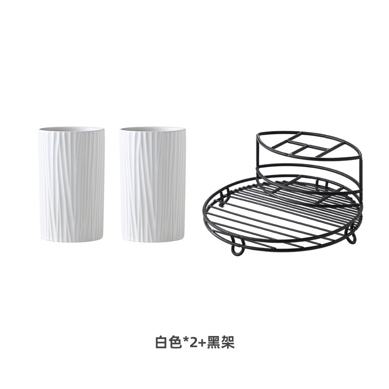 Nórdico simple ins cocina hogar palillos de cerámica cesta rápida jaula tubo drenaje multifuncional almacenamiento rack
