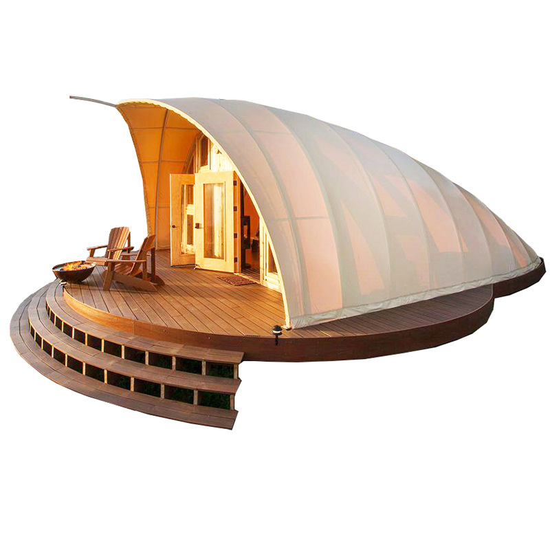 Forma creativa tienda en forma de carpa Concha Caterpillar espacio calabaza Vela cama y desayuno especial tienda del hotel
