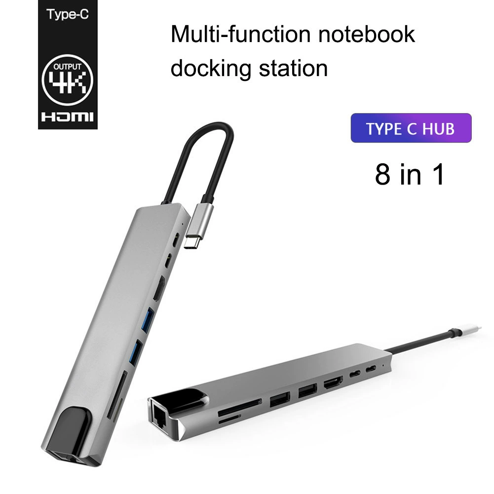 Type-C к HDMI расширение док-станция компьютер SWITCH игровая приставка USB-C к сетевому порту 100 Байхэй Одно шов