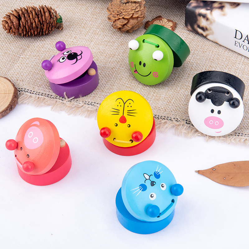 Productos de la fábrica WODI madera animal tablero de sonido Educativo Educación Temprana 3-7 años de edad dibujos animados Orff niños instrumento musical música juguete