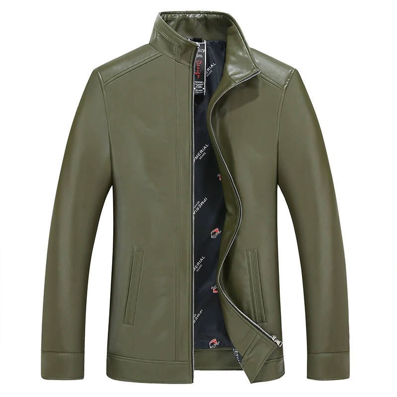 Кожаная повседневная куртка из искусственной кожи для толстых мужчин больших размеров, мужская кожаная куртка очень большого размера для бизнеса