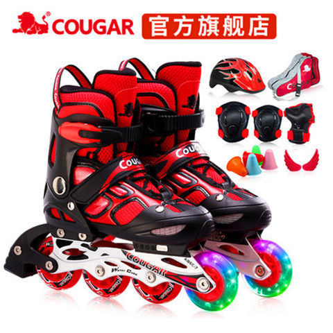 Genuine American Lion Skates for Men and Women, Adjustable Flash Inline Skates, Roller Skates 835Lsg