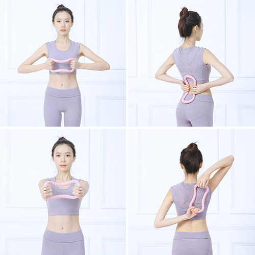 Factory direct sales ABS yoga ring, fascia stretching ring, fitness ring, Pilates ring, yoga ring, magic ring, smooth