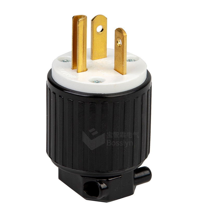 5-20P美规装配式工业插头 美式发电机电源插头 美标直插接线插头