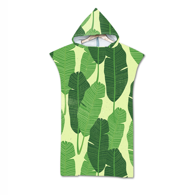 Factory direct adult bath towel beach towel cape Cape animal print hooded bath towel