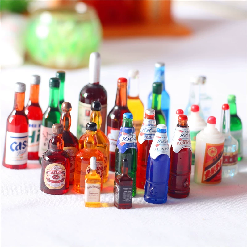 Маленький домик-кукла, игровая еда, реквизит, аксессуары, Coca-Cola, газировка, ручная работа