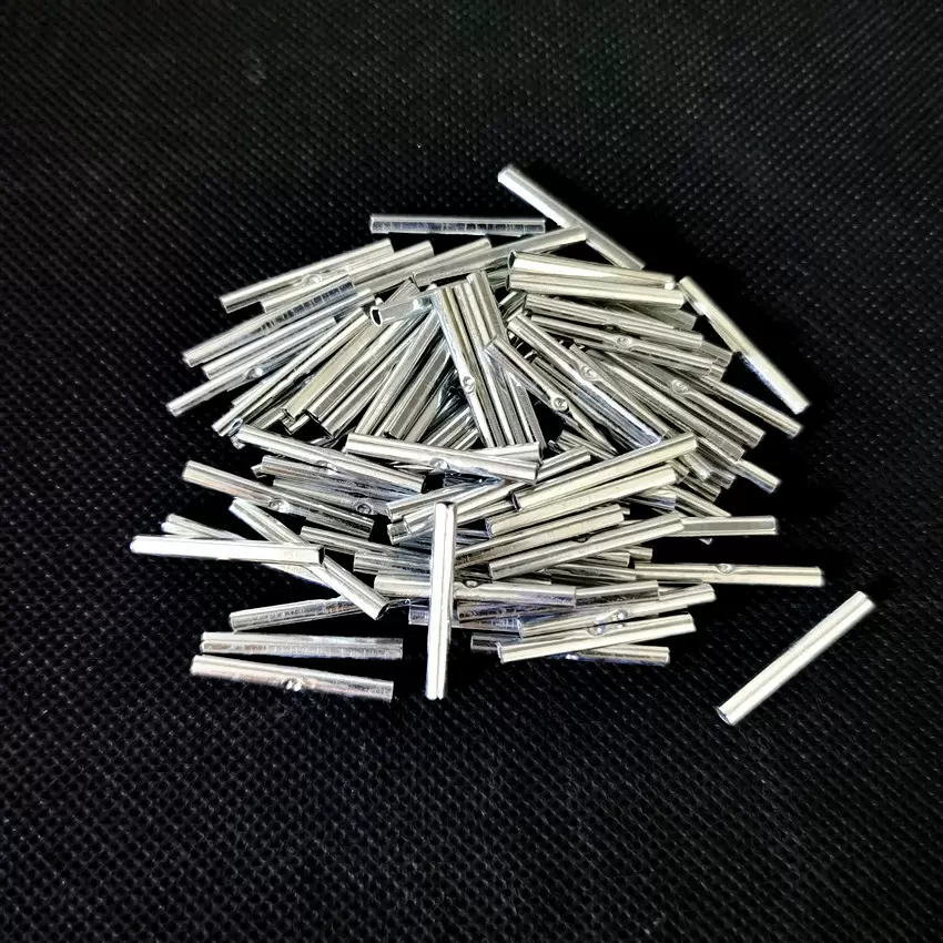 钢套 铁丝连接扣 钢丝包塑钢丝连接头