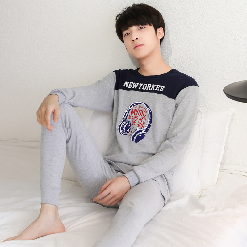 Ropa de otoño juvenil pantalones largos conjunto de ropa interior para niños medianos y grandes niños y niñas suéter de algodón niñas suéter línea conjunto de pantalones