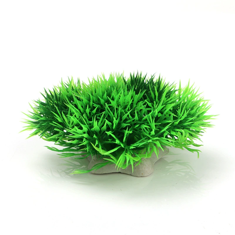 鱼之家 Fish tank decorative fish tank landscaping aquarium plastic simulation aquatic grass pile fake aquatic grass factory direct selling CO