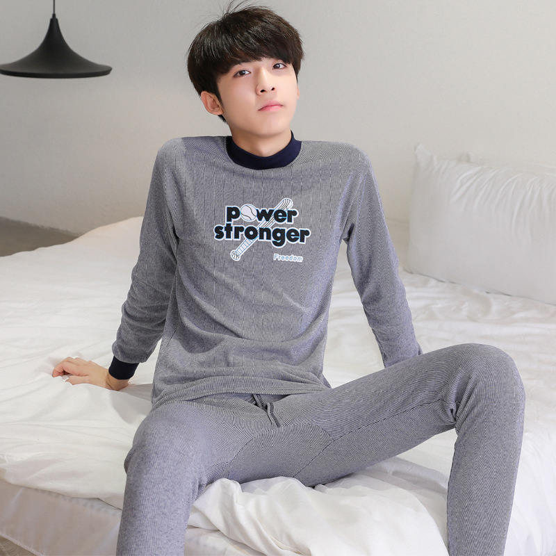 Ropa de otoño juvenil pantalones largos conjunto de ropa interior para niños medianos y grandes niños y niñas suéter de algodón niñas suéter línea conjunto de pantalones