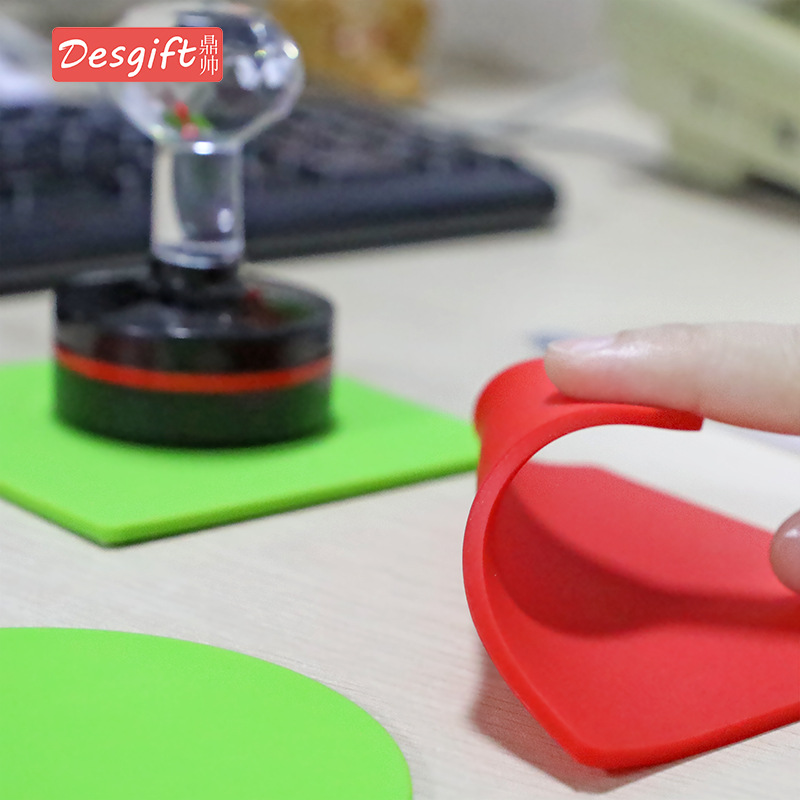 두꺼운 실리콘 커버 씰 패드 소프트 접착 씰 패드 인쇄 패드 은행 재무 회계 사무용품 미끄럼 방지 소음기