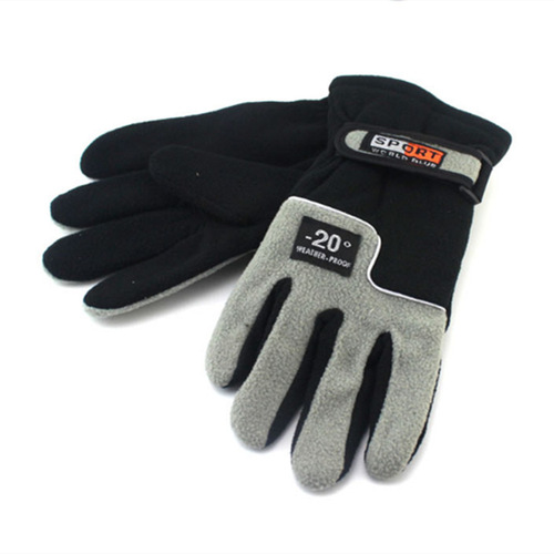 Wholesale fleece polar fleece full finger gloves motorcycle warm gloves cycling long finger gloves bicycle gloves