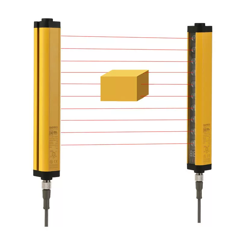 免同步线 自动化红外感应光幕传感器对射光电安全光栅光幕保护器