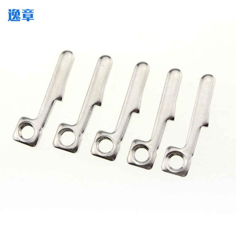 美规插片插头五金充电器插头片充电器插头美规插脚量大价优