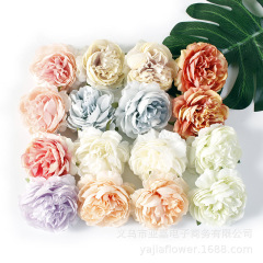 新型のシミュレーションバラの花の頭diyの頭飾りの偽の花の牡丹の結婚祝いの結婚式の花の壁の装飾の撮影の道具