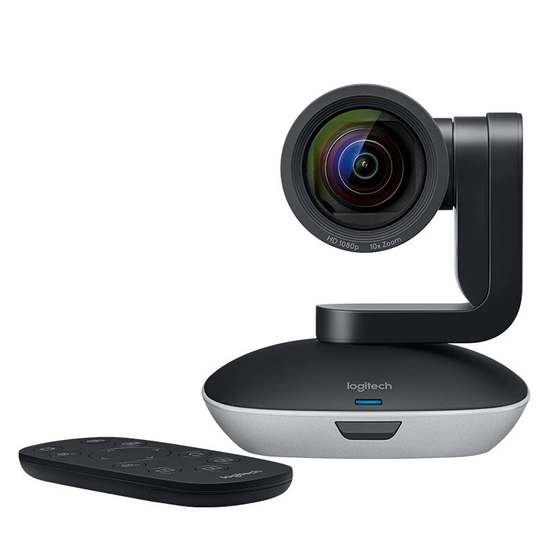 Портативная видеокамера для конференций Logitech PTZ Pro 2, камера удалённой видеосвязи с 1080P HD, Logitech CC2900ep