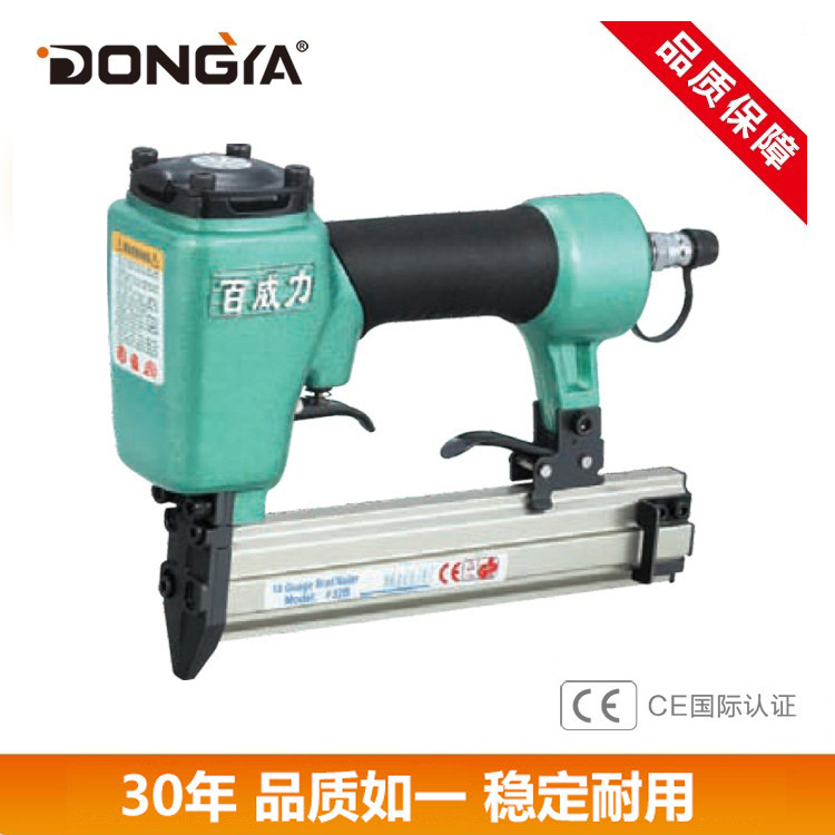 厂家现货供应东亚工具不卡钉设计百威力F32B直钉枪木工气动钉枪