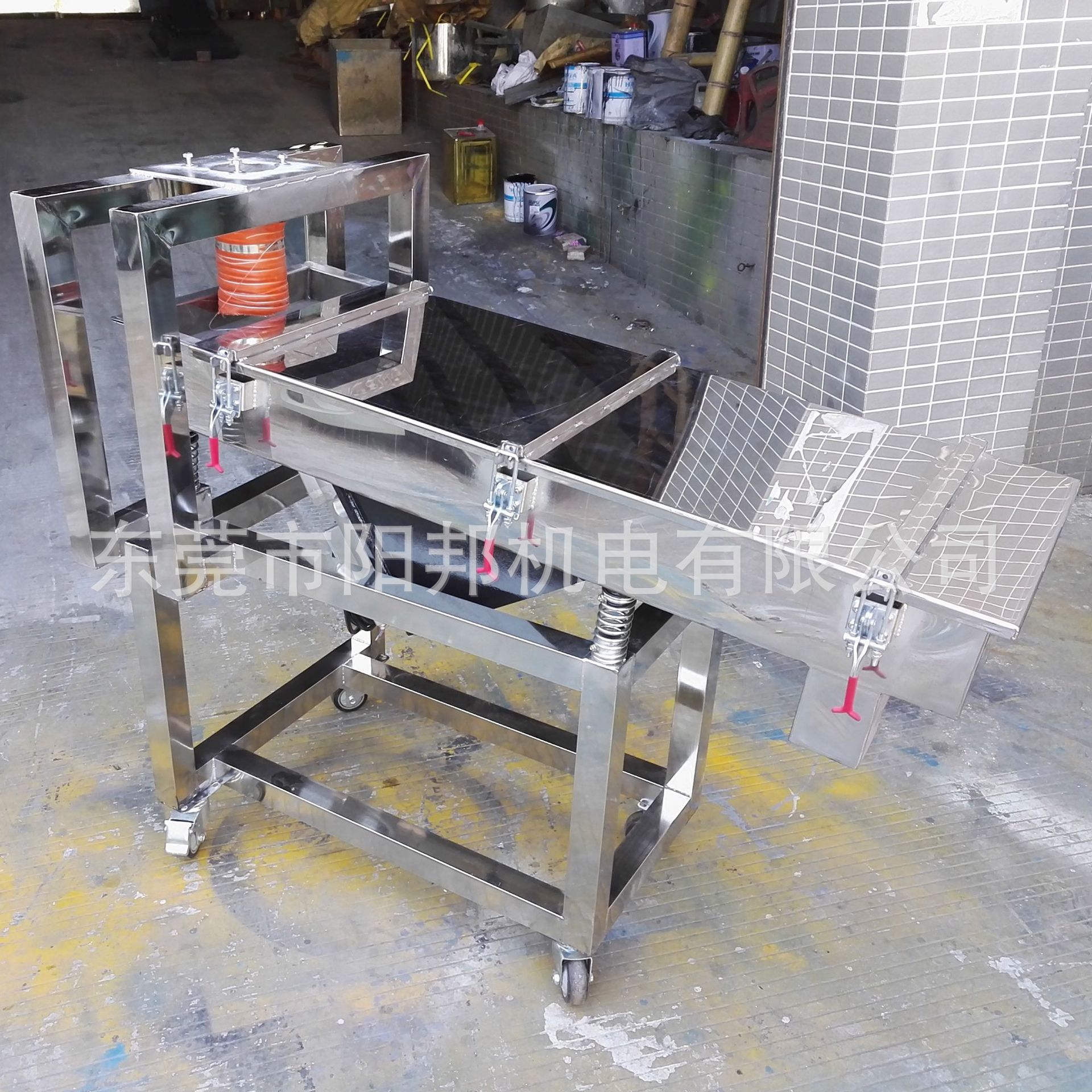 直销工业粉体分选直线筛 塑料颗粒直线振动筛 筛选设备