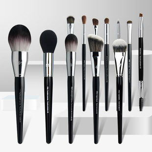 Factory wholesale silk home 91 at the beginning of 12 sets of brush makeup brush facial steps brush wool-horse hair-fiber hair