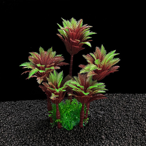 Aquarium Supplies, lotus leaf aquarium decoration, artificial plastic plants, wholesale manufacturer