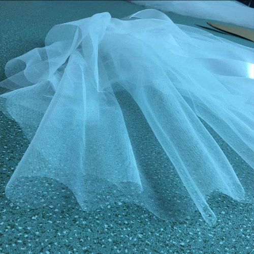 Veil internet celebrity photo props bow small veil fluffy multi-layer simple travel photo veil headdress super fairy style