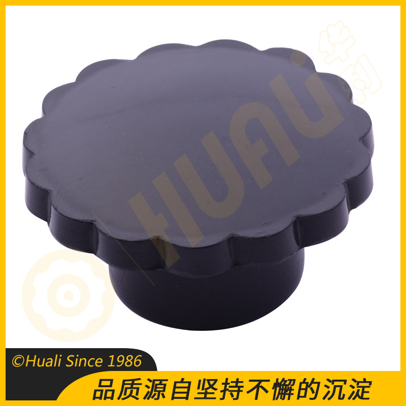 压花把手 胶木压花把手 胶木转动把手 黑色胶木压花手柄 花边把手