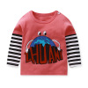 Children's cotton T-shirt, long-sleeve, shirt, jacket, autumn, long sleeve, wholesale, Korean style