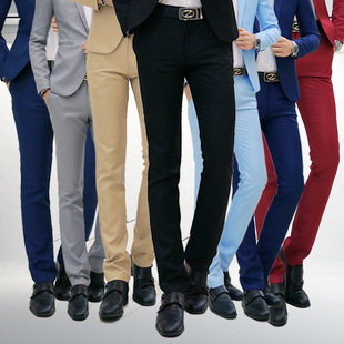 Upgraded and Thickened Cross-Border New Style Men's Casual Trousers, Slim Fit, Straight Leg, Business Suit Pants for Men
