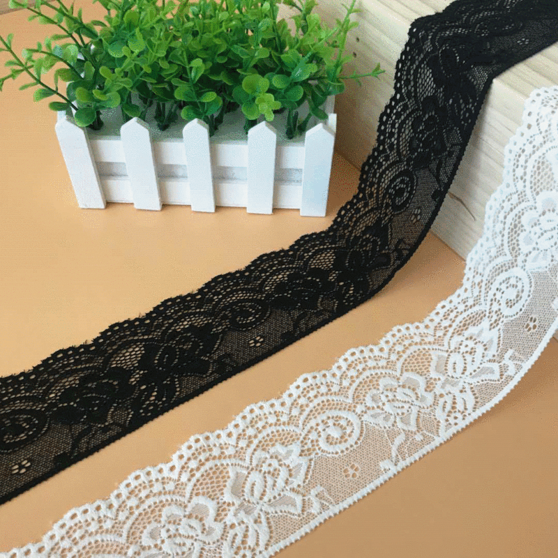 Manufacturer Wholesale Small 6.5cm Lace Trim Underwear Garment Accessories DIY Wedding Dress Handmade Edging Pattern Border