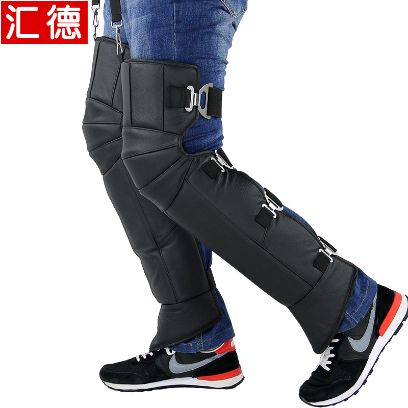 Woolen keep warm knee pads