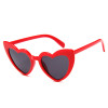 Cute fashionable retro sunglasses heart shaped, glasses heart-shaped solar-powered, European style