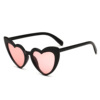 Cute fashionable retro sunglasses heart shaped, glasses heart-shaped solar-powered, European style