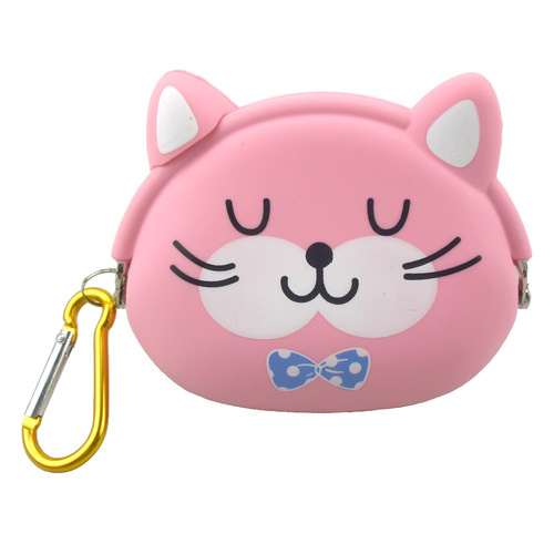 Pets go out silicone garbage box training bag cat and dog outdoor portable hanging buckle waist bag toilet environment cleaning