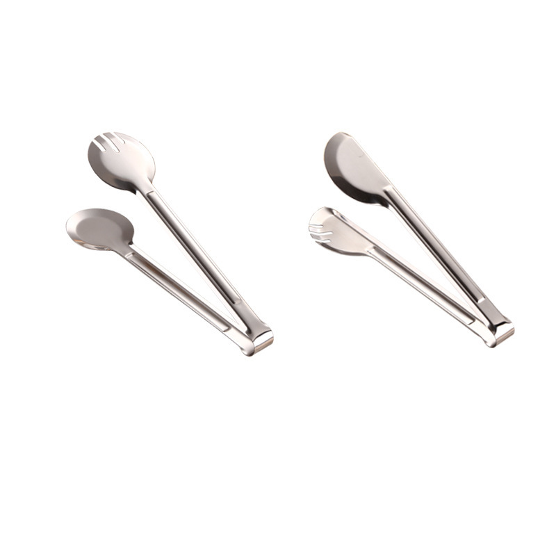 Clip de alimentos de acero inoxidable clip de pan engrosado Anti-escaldado semicírculo completo clip de alimentos redondo clip de barbacoa suministros de cocina