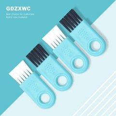 Highly precise, ultra-fine, dust-free cleaning small brush peeler cleaner, plastic bristle brush, specifically designed for razor cleaning brush, wholesale