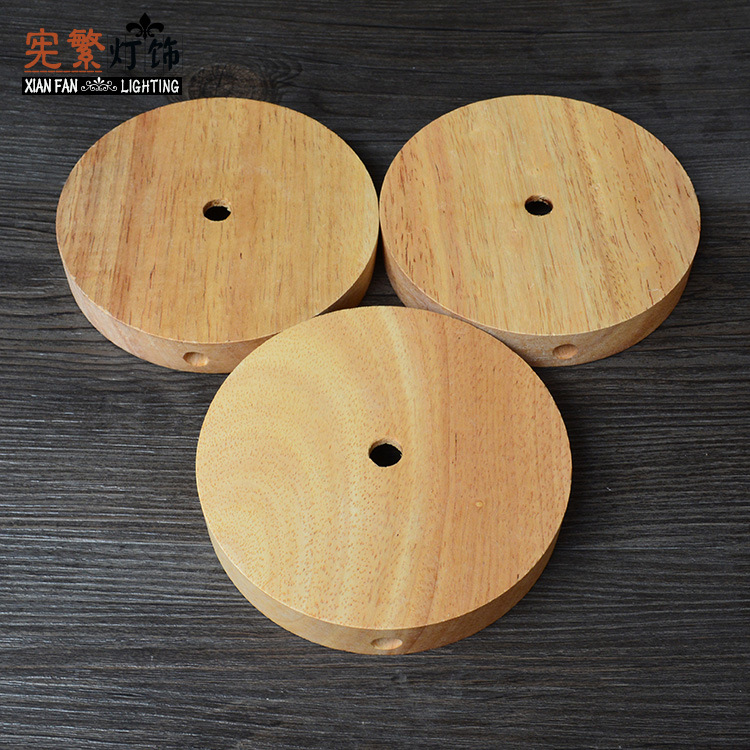 [Xianfan] 120x20 madera maciza color primario lámpara de mesa chasis iluminación lámpara accesorios roble lámpara de mesa base