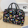 Travel bag, handheld capacious polyurethane shoulder bag, suitcase for traveling, equipment bag, Korean style
