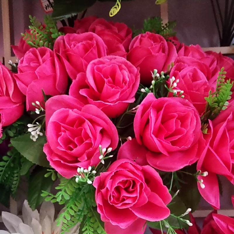 Yiwu pantalla fábrica de flores de seda de la boda artificial flor artificial Rosa 18 princesa Rosa artificial novia celebración de la flor
